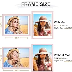 Vittanly 12x16 Picture Frame, Engineered Wood with