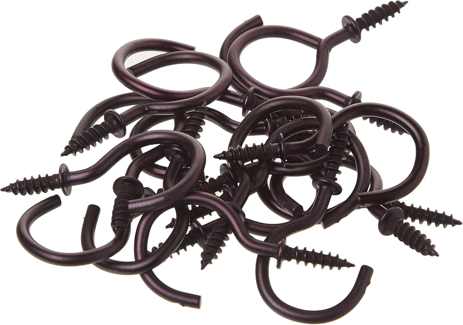 ARROW 160376 1-1/4" Cup Hooks (Pack of 18), Rubbed Bronze - - 