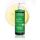 Mineaderm Tea Tree Face Wash for Acne-Prone & Oily Skin – Purifying Facial Cleanser with Aloe Vera, Panthenol & Bisabolol – Gentle Daily Gel Cleanser – 13.53 fl oz