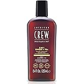 AMERICAN CREW 3-in-1 Ginger & Tea, Shampoo, Conditioner & Body Wash for Men, All-in-One Care with Revitalizing and Refreshing Fragrance, 8.4 fl oz