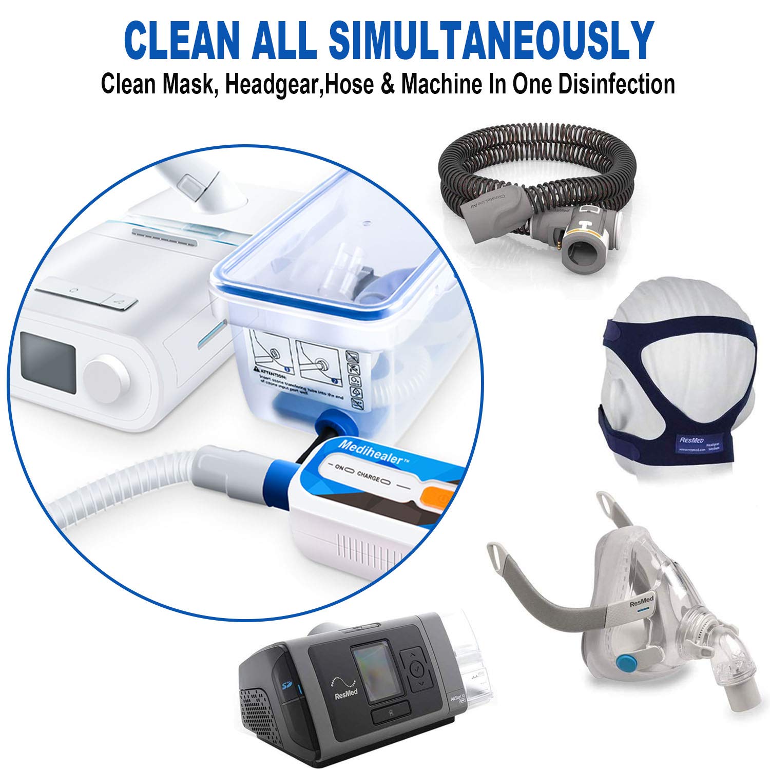 CPAP Cleaner and Sanitizer, Cleaner and Sanitizing Machine No Bad