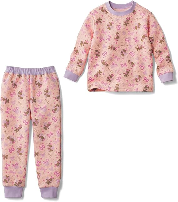 Amazon ベルメゾン ディズニー ニットキルトパジャマ キッズ ミニーマウス パジャマ 通販