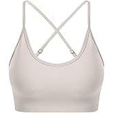 L9 OVESPORT Women's Sports Bras Tie-dye Seamless Workout Criss Cross Gym Yoga Strappy Crop Bra