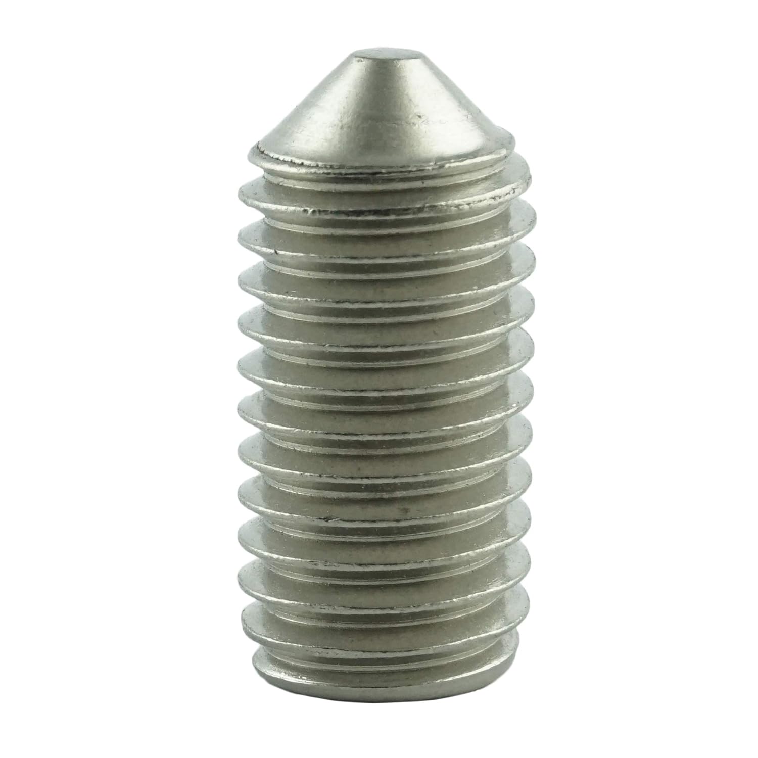 Eisenwaren2000 Edelstahl A2 V2A - Madenschrauben DIN 914 10 Stück ISO 4027 rostfrei M12 x 12 mm ...