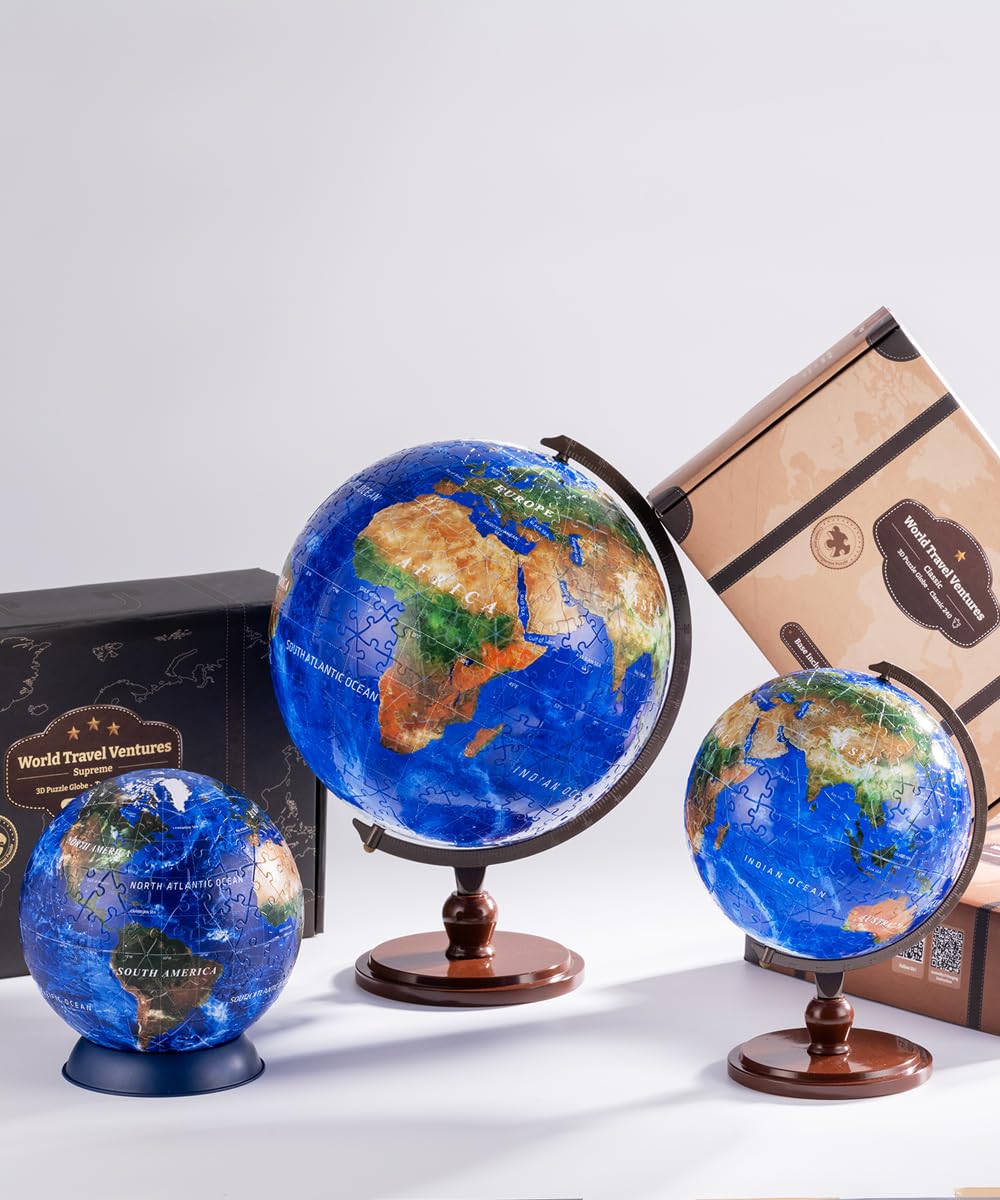 Pintoo Puzzles Pintoo 3-D Puzzle Globe Classic Small 6