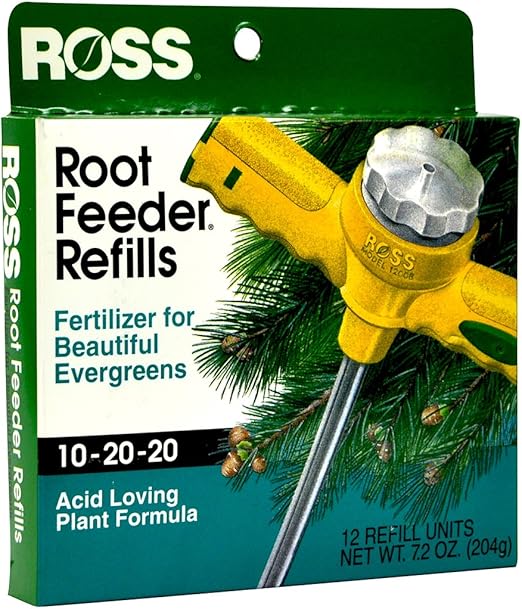 Ross Root Feeder Refills Evergreen Acid Loving Plants 12 Pack
