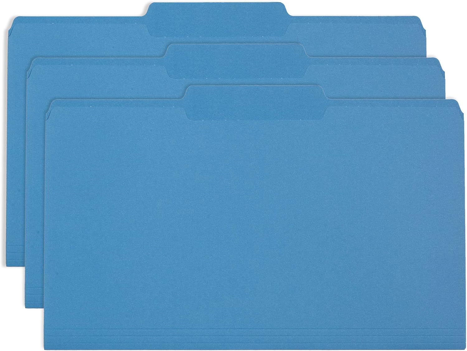 Blue Summit Supplies Blue Legal File Folders, Legal Size, 1/3 Cut Tab, Great for Organizing and Easy File Storage, File Folders 100 Count : Office Products
