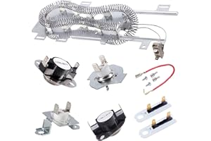 SUMNEW 8544771 Dryer Heating Element Upgrade 279816 Thermostat Cut Off 279973 3392519 Dryer Thermal Fuse Compatible with maytag, kenmore,kitchen,whirlpool and More;