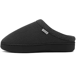 UBFEN Mens Slippers for Indoor Bedroom Memory Foam