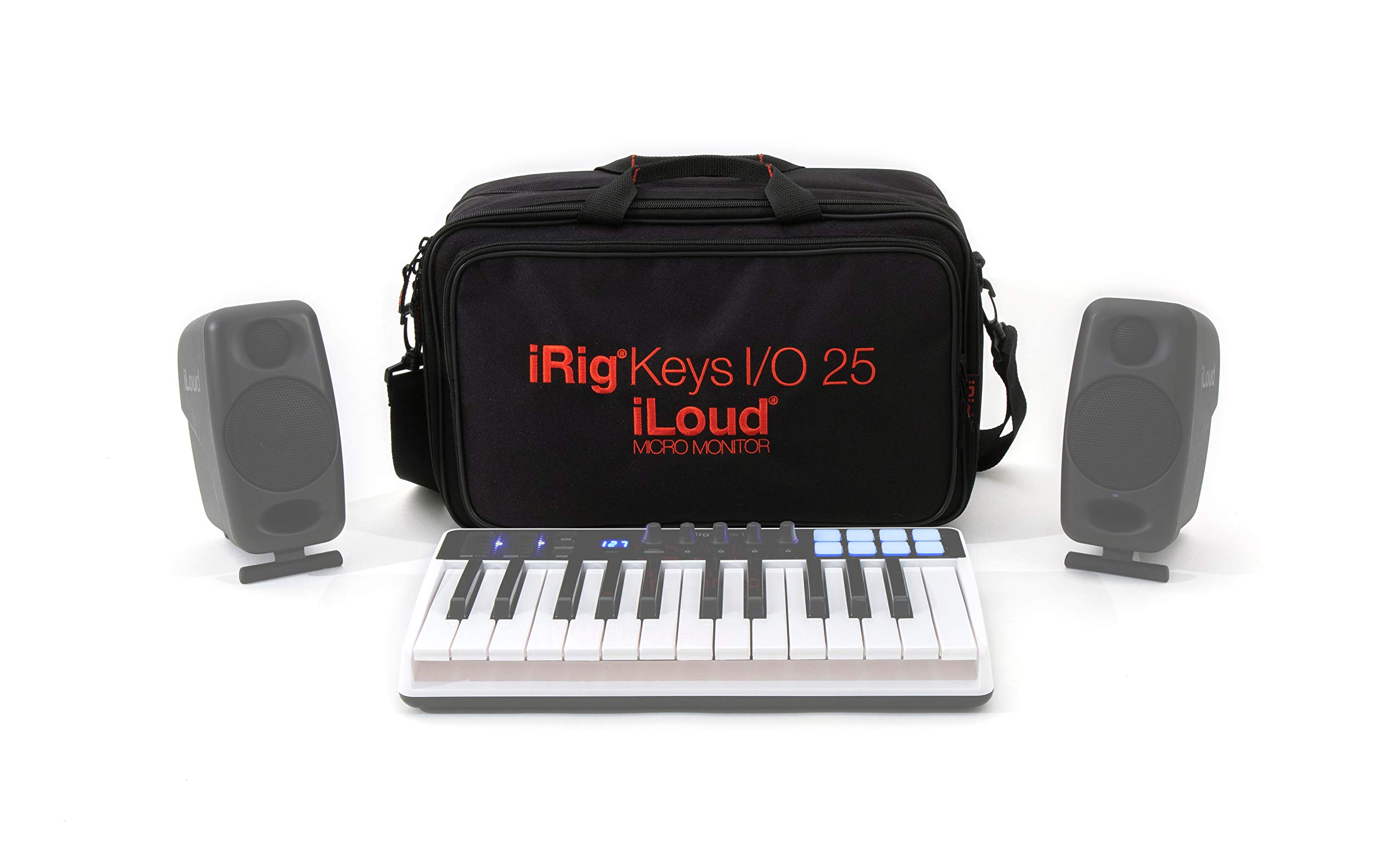 IK Multimedia,Combi travel bag for iRig Keys I/O 25 & iLoud Micro Monitors