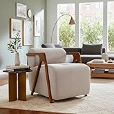 Cadeira Moderna Chloe Bouclê Premium Bege