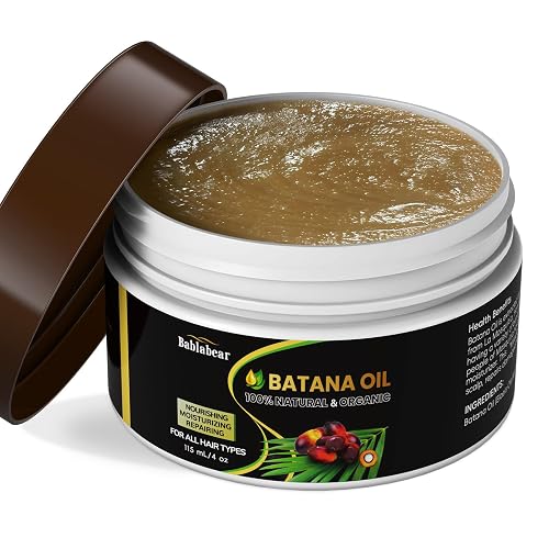 Batana Oil,Natural Hair Oil For Damaged Hair,Enhances Hair Thickness,Eliminates Split Ends,Prevents Loss for Men & Women.