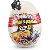 Smashers Dino Island Mega Egg T-Rex Toy by ZURU, Dinosaur Toys for Kids 5+, Includes 25 Surprises - Great Filled with Slime, Sand and More, Ages 5+