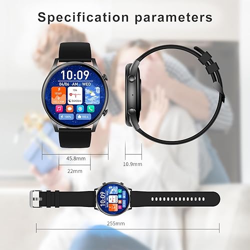 Smart Watch for Men Women(Answer/Make Call), Inch AMOLED