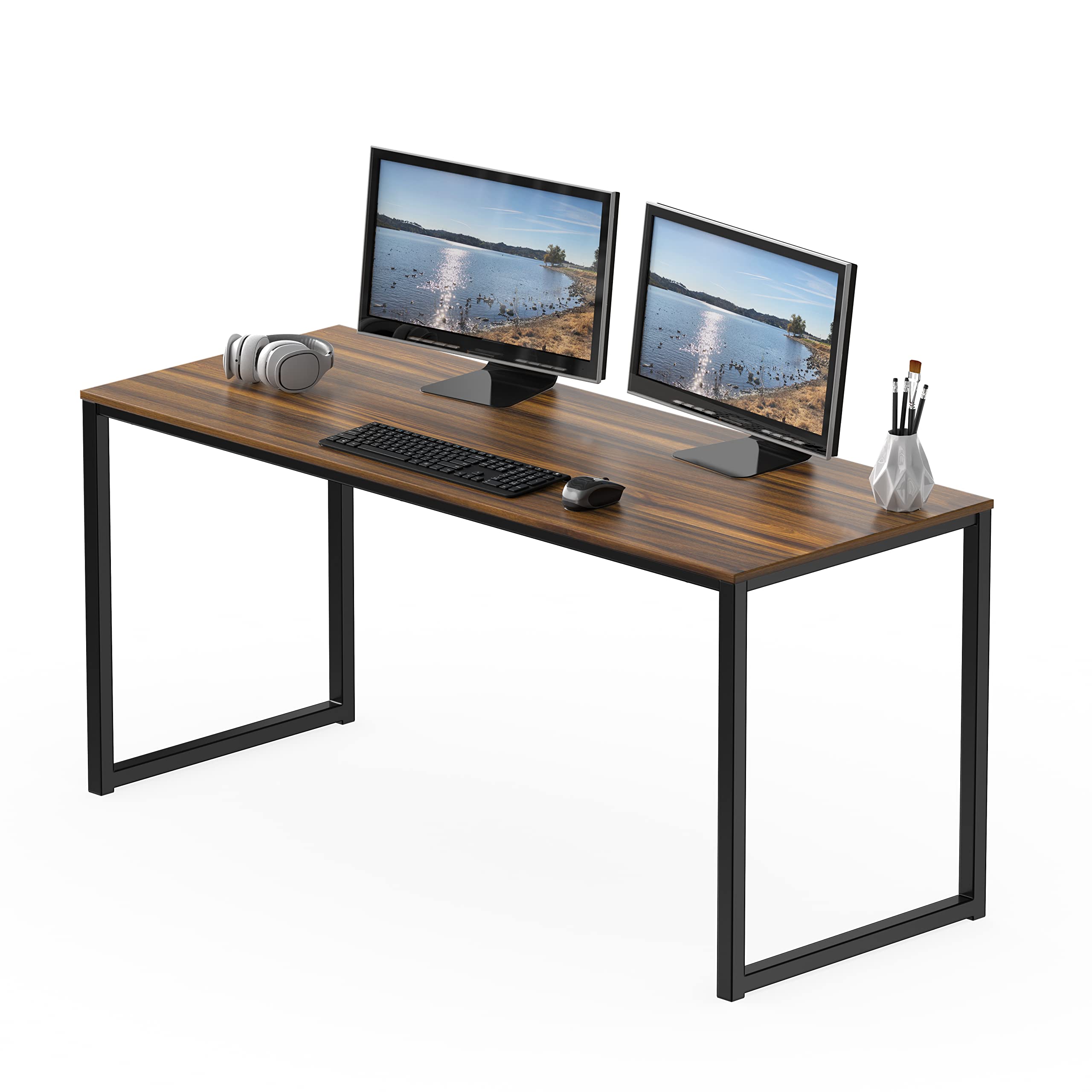 Photo 1 of *** ONLY DESK TOP **** SHW Mission 55-Inch Home Office Computer Desk, Walnut