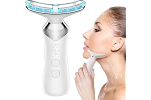JNLODGE Neck and Face Massager, 4 in 1 Face Sculpting Tool, True Beauty Glow Facial Massager for Skin Care, Improve, Firm, Tightening and Smooth - 4 Color Beauty Device