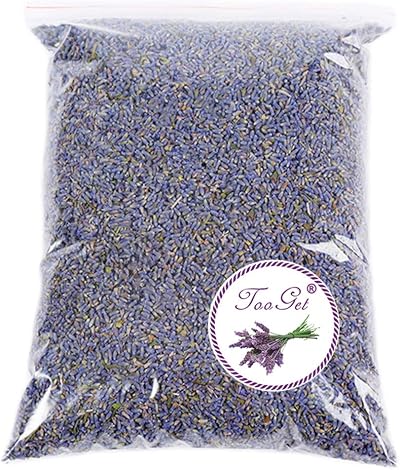 TooGet Fragrant Lavender Buds Natural Dried Flowers Ultra Blue Grade 2 Pounds