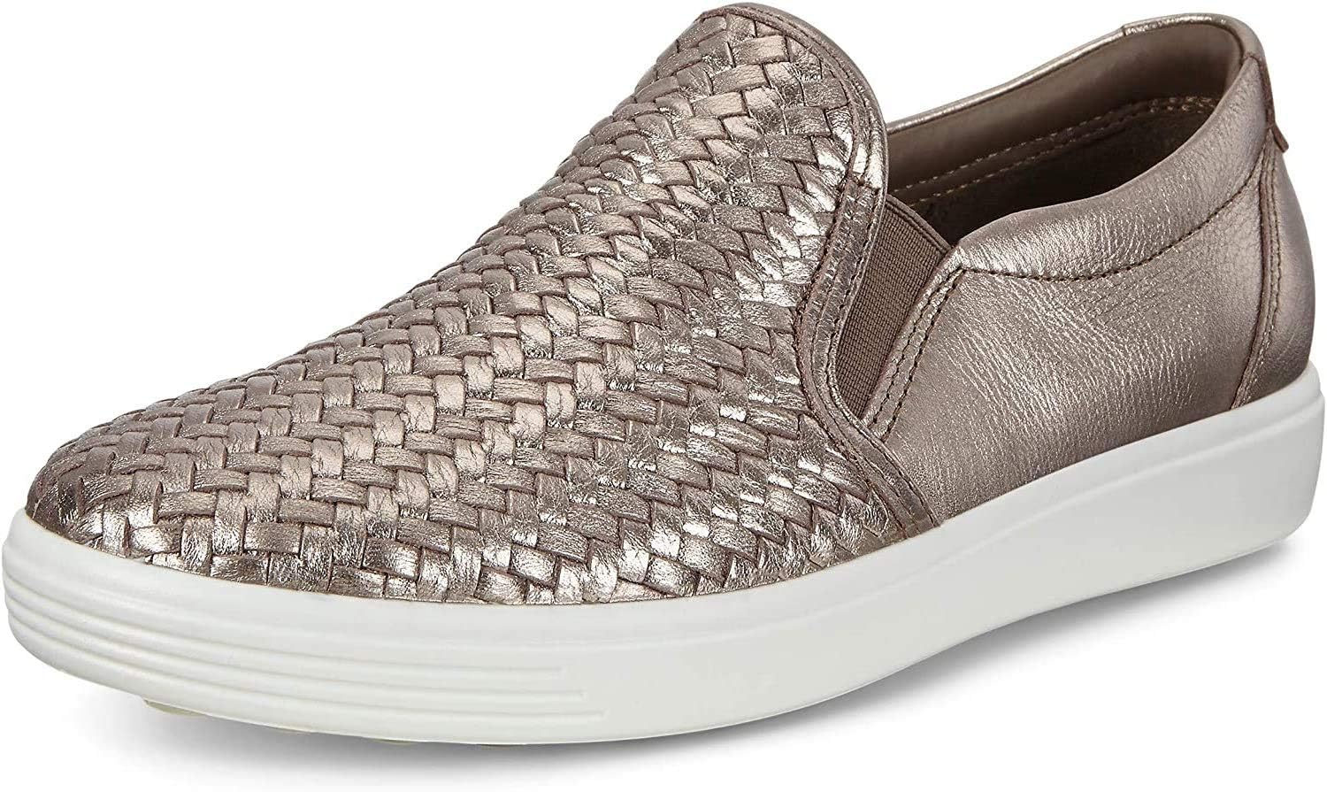 ecco womens soft 7 woven slip on