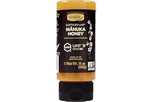 Comvita Manuka Honey (UMF 5+, MGO 83+) | New Zealand’s #1 Manuka Brand | Raw, Wild, Non-GMO | Superfood for Daily Vitality | 11 Ounce (Squeeze Bottle)