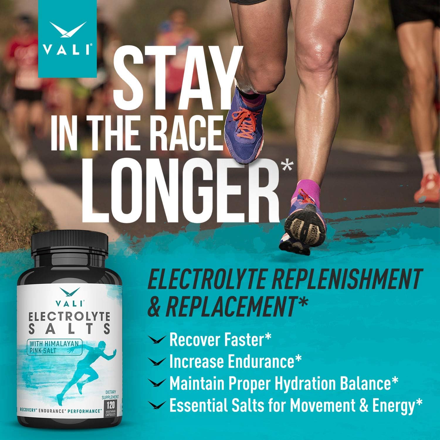 Electrolyte Salts Rapid Oral Rehydration Replacement Pills. Hydration Recovery Powder Supplement for Fast Dehydration Relief. Active Blend of Salt Minerals for Fluid Health, Stamina, Keto 120 Capsules: Health & Personal Care