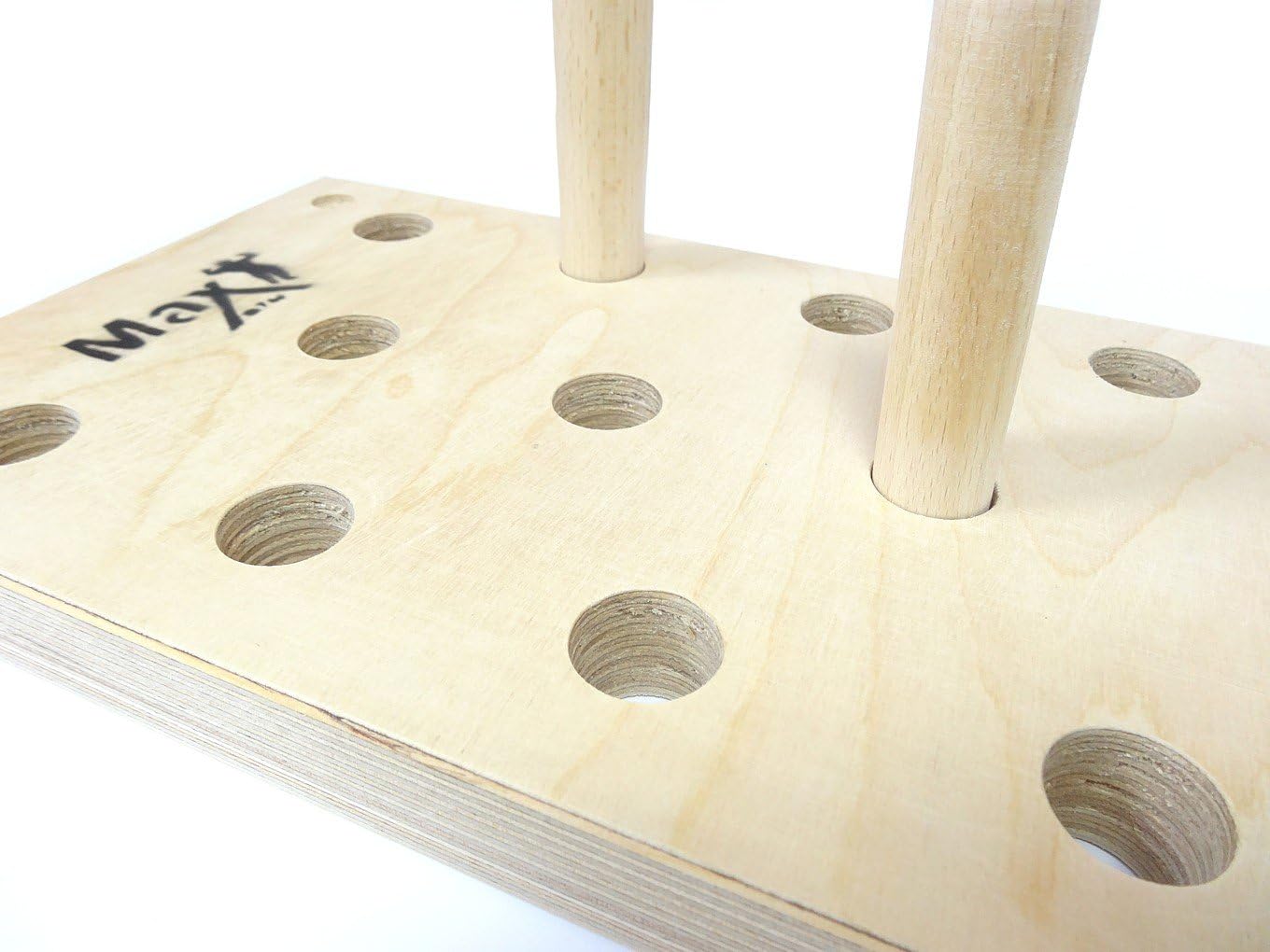 Max Gym, Climbing Hold, Training Board, Peg board climb crossfit, natural colour