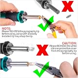 YIHUA 930-IV Wood Burning Kit 40-in-1 25 Tips UK Plug 230V view 5