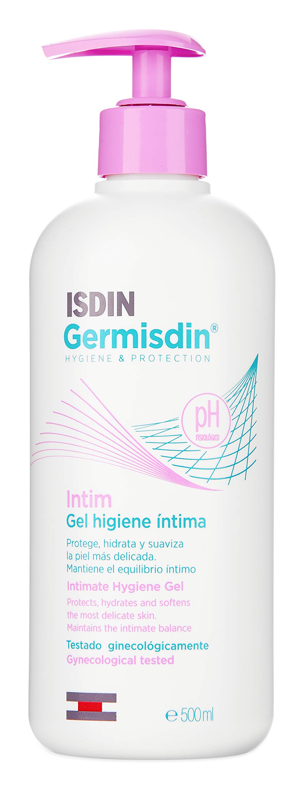 ISDIN Germisdin Intim Intimate Hygiene Gel (500ml) | Gentle Gel for the Protection and Hygiene of Intimate Areas.