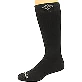 Columbia Black Men's Wool Cushioned Crew Extended Sizes 2-Pair Socks, 13-15 US