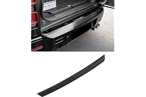 KKTR-CAR Rear Bumper Anti-Scratch Guard Protection Cover Compatible with Land Rover Defender 90 110 130 2020-2025 Exterior Accessories Black Bumper Cover (Glossy Black Bumper Cover)