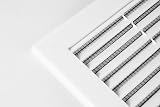 Awenta Plastic Air Vent Grille Cover 150x150mm White with Insect Grid view 4