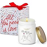 Best Friend Candle - Friend Gift for Women - Scented Candle Funny Birthday Gifts for Women Men - Christmas Friendship Gift - Champagne Cassis & Honey Scented Candles Gifts