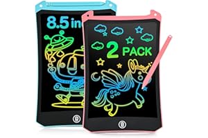 cimetech 2 Pack LCD Writing Tablet for Kids Toys, Colorful Drawing Tablet Doodle Board Writing Pad for Toddler Gifts, Kids Tr