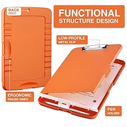 Sooez Clipboards with Storage, High Capacity Clip