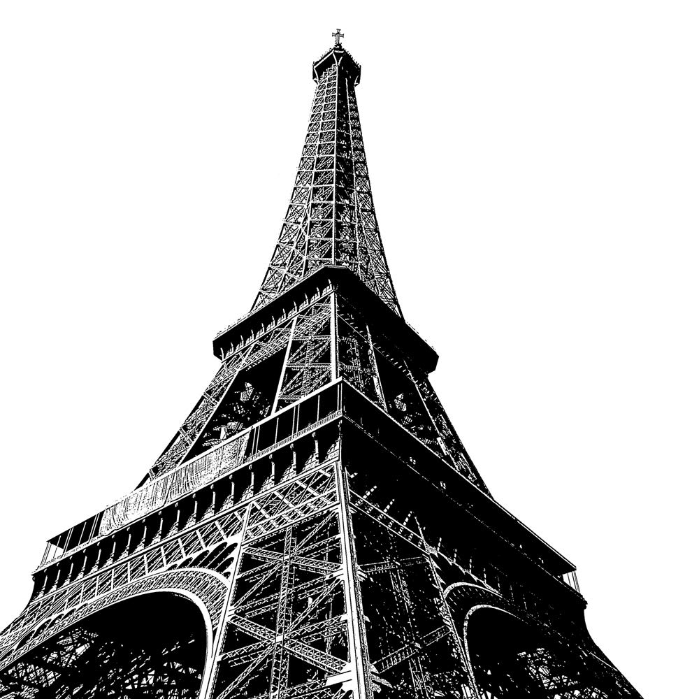 International Graphics - Finished Picture - Dominique, Massot - ''Tour Eiffel High''- 30 x 30 cm - Direct printing on acrylic glass