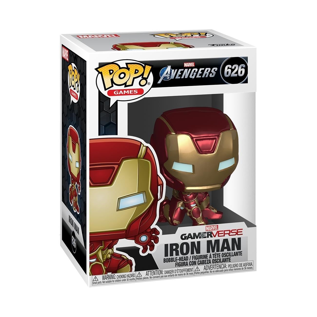 Funko POP! Marvel: Avengers Game - Iron Man - Stark Tech Suit - Collectable Vinyl Figure - Gift Idea - Official Merchandise - Toys for Kids & Adults - Model Figure for Collectors