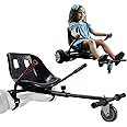 Hoverboard Seat Attachment for 6.5”-10” Hover Board, Buggy Go Kart Conversion Kit, Accessory for Self Balancing Scooter, Hoverboards Go-Cart for Kids or Adults
