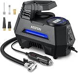 AstroAI Tyre Inflator Air Compressor 12V DC 35LPM Auto-Stop Digital Gauge view 1