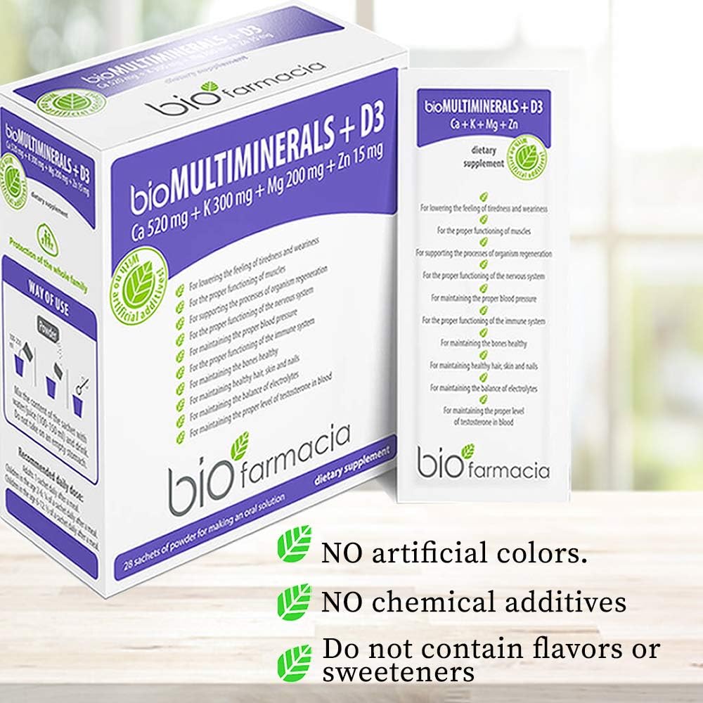 Calcium Magnesium Potassium Zinc and Vitamin D3 Calcium Citrate 520mg