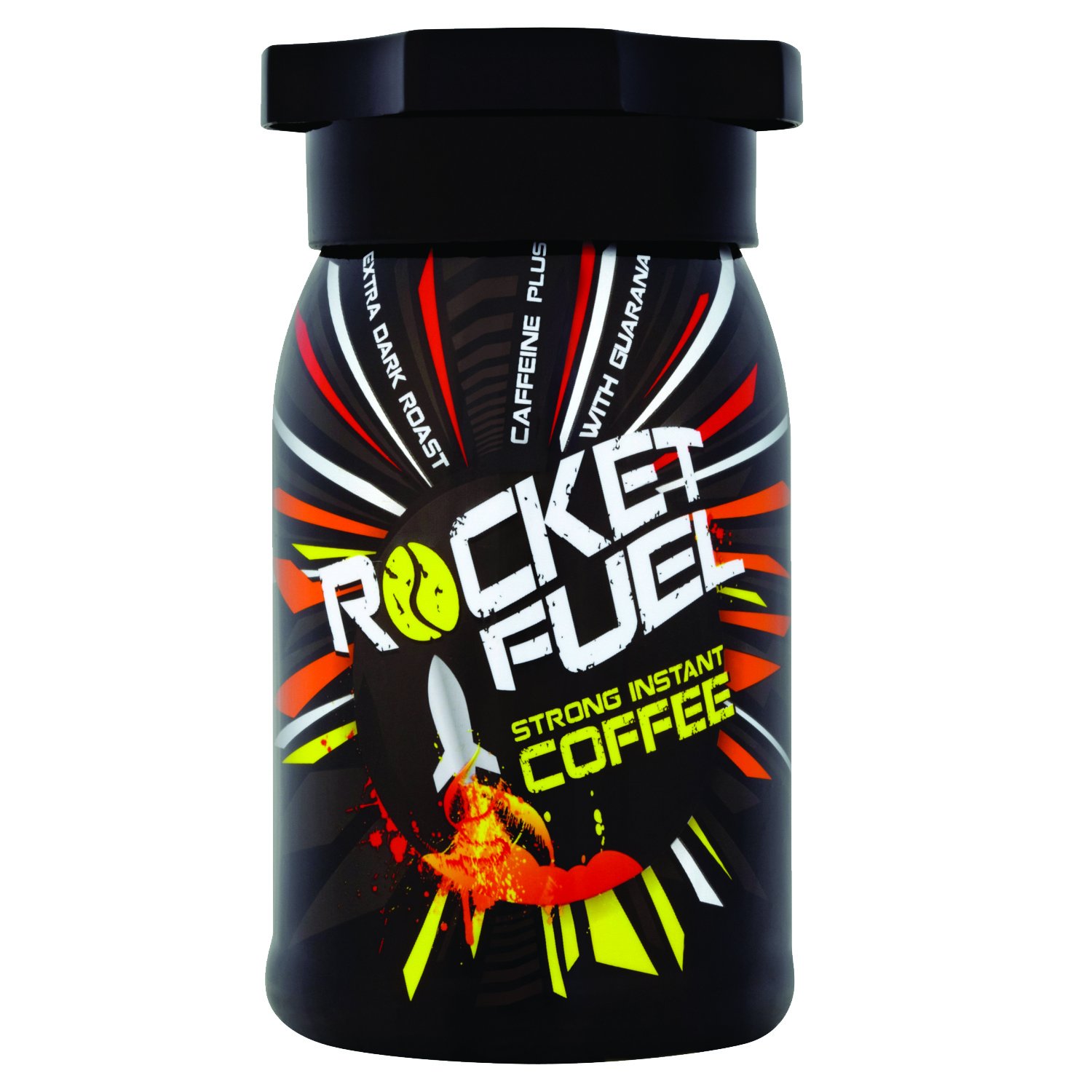 PERCOL ROCKET FUEL Strong Instant Coffee High Caffeine Content from