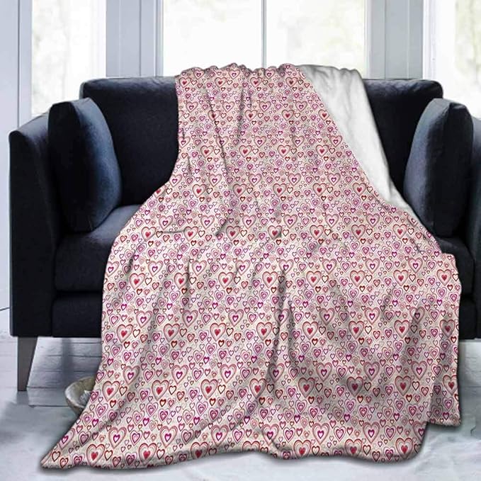 Solid throw blanket 40x50 in (Romantic) Cozy Soft Warm