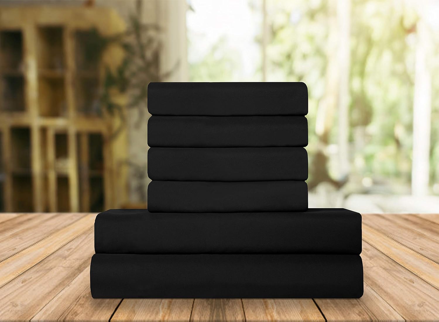 Elegant Comfort Luxury Soft Bed Sheets Paisley Pattern 1500 Thread Count Percale Egyptian Quality Softness Wrinkle and Fade Resistant (6-Piece) Bedding Set, King, Grey: Home & Kitchen