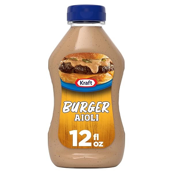KRAFT BURGER AIOLI, 12 FL OZ BOTTLE