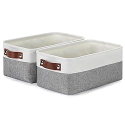 DULLEMELO Storage Baskets for Shelves, Small Fabric