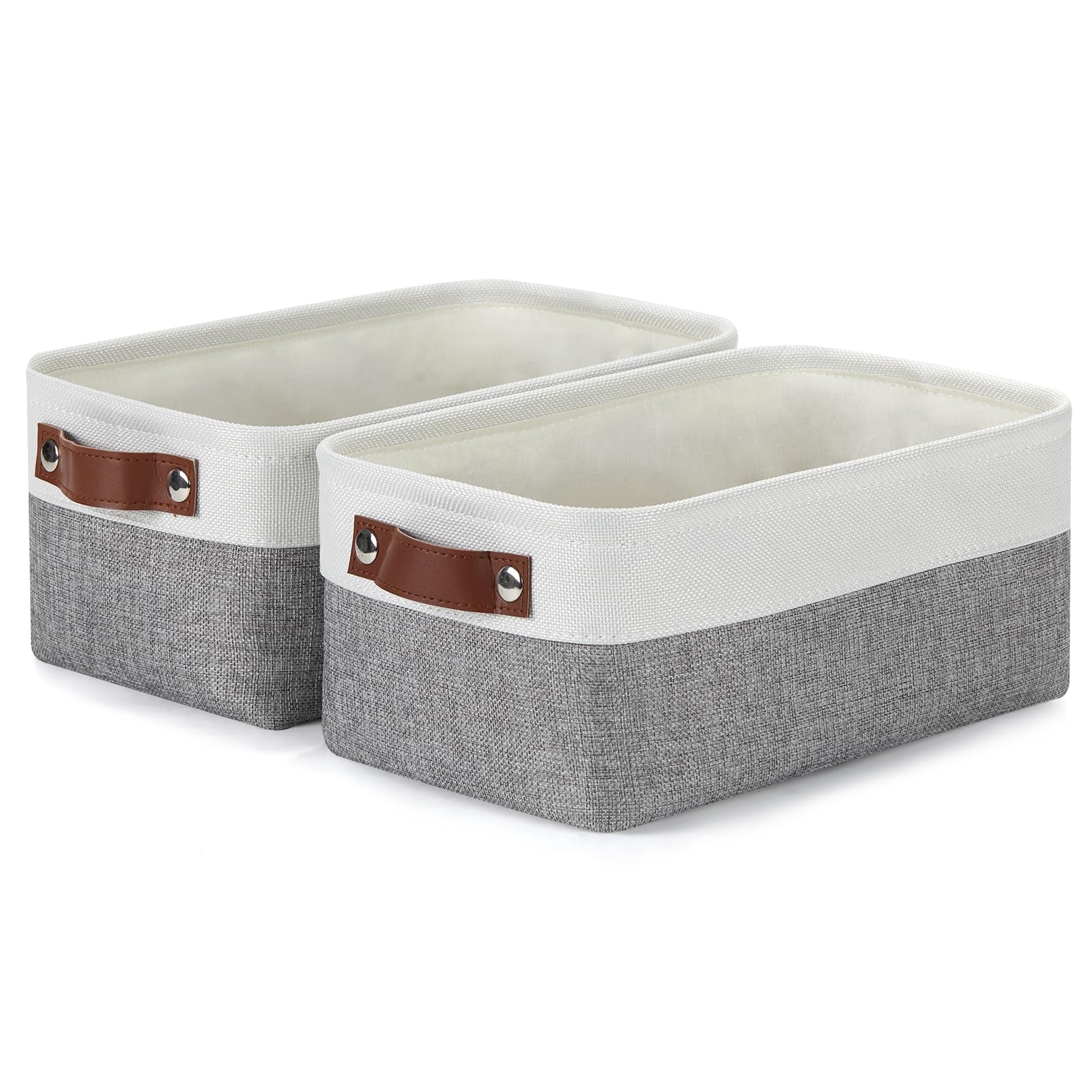 DULLEMELO Storage Baskets for Shelves, Small Fabric