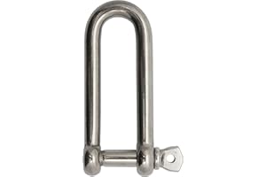 Extreme Max 3006.8207 BoatTector Stainless Steel Long D Shackle - 3/8"