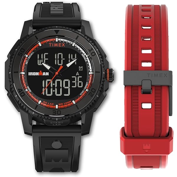 Amazon.com: Timex Men's Ironman Triathlon Adrenaline Ana-digi 46mm
