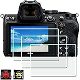 Z8 Screen Protector, Z8 LCD Screen Protector for Nikon Z8 Z6 Z6II Z7 Z7II Z9 (3Pack), 2* Hot Shoe Cover (Ladybug and Bee), 0.
