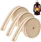 Abeillo 3 Rolls Lamp Wick 10 Ft 1/2 Inch Flat Cotton Oil Lantern Wick view 1