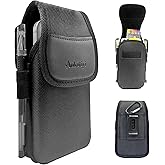 Aokotiyi Heavy Duty Military Grade Pouch Holster for iPhone 17 Pro Max/16 Plus/16 Pro Max/15 Plus/15 Pro Max/14 Plus/14 Pro Max- Fits Armor/Battery Case with Belt Clip Holder