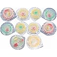 GALPADA Gifts 10pcs Colorful Flower Condoms Safe Sleeve Adult Sex Life Supplies Ultra- Thin Health Products (Small Flower)